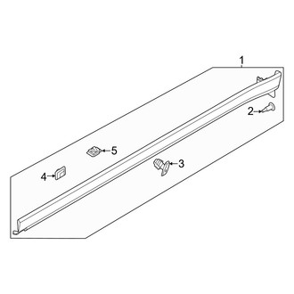 Genesis OE - Pillars, Rocker & Floor - Exterior Trim