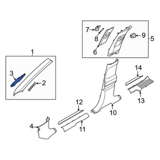 Genesis OE - Front Right Lower Instrument Panel Air Duct