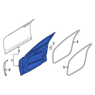 Genesis OE - Front Left Door Shell