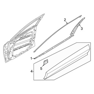 Genesis OE - Front Door - Exterior Trim