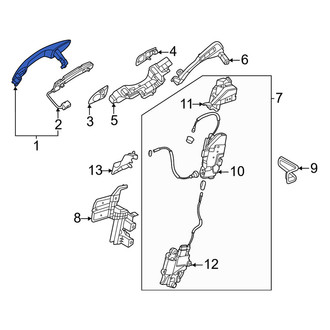 Genesis OE - Front Left Outer Exterior Door Handle