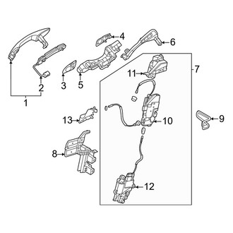 Genesis OE - Front Door - Lock & Hardware (Lock & Handles)