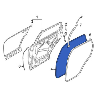 Genesis OE - Rear Left Outer Door Seal