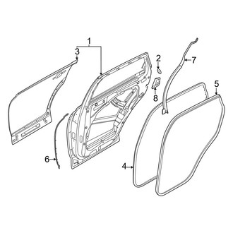 Genesis OE - Rear Door - Door & Components