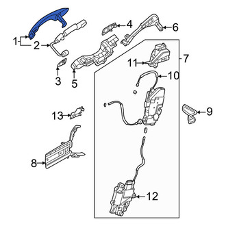 Genesis OE - Front Left Outer Exterior Door Handle