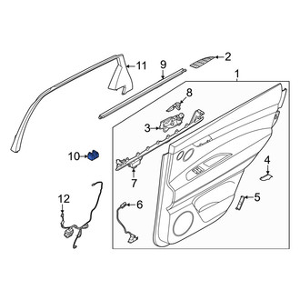 Genesis OE - Rear Right Door Window Switch