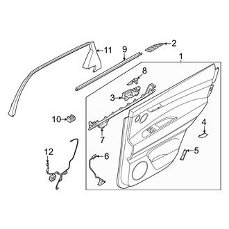 Genesis OE - Rear Door - Interior Trim