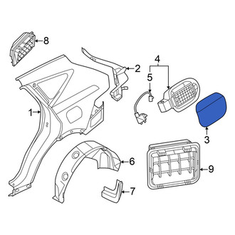 Genesis OE - Rear Fuel Filler Door