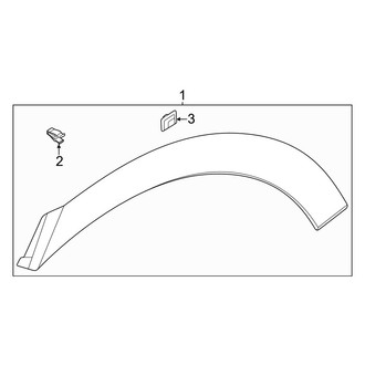 Genesis OE - Quarter Panel - Exterior Trim