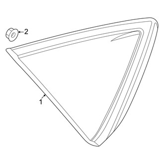 Genesis OE - Quarter Panel - Glass