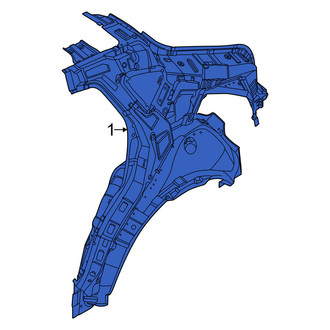 Genesis OE - Rear Left Inner Quarter Panel