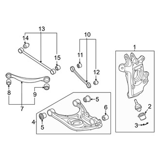 Genesis OE - Rear Suspension - Suspension Components (Base)