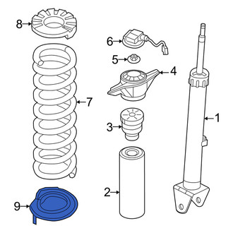 Genesis OE - Rear Lower Coil Spring Insulator
