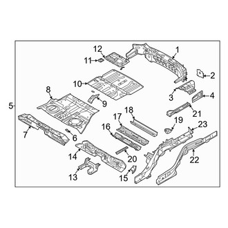 Genesis OE - Rear Body & Floor - Floor & Rails