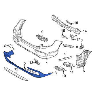 Genesis OE - Rear Lower Bumper Cover