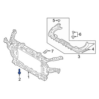 Genesis OE - Outer Headlight Mounting Bolt