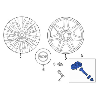 Genesis OE - Tire Pressure Monitoring System (TPMS) Sensor