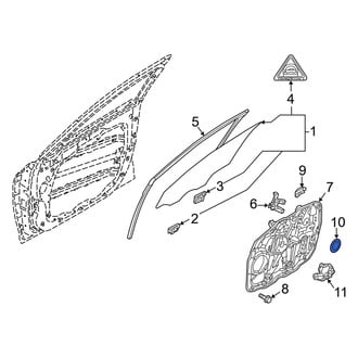 Genesis OE - Door Panel Carrier Screw Cap