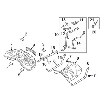 Genesis OE - Fuel Tank Strap Nut