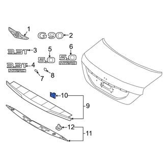 Genesis OE - Door Molding Clip