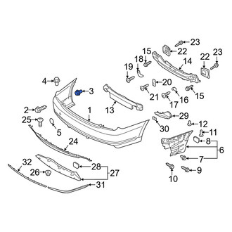 Genesis OE - Wiper Arm Nut