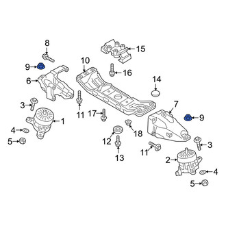 Genesis OE - Engine Mount Nut