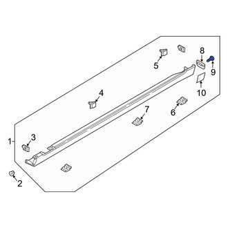 Genesis OE - Bumper Impact Bar Screw