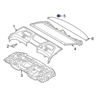 Genesis OE - Blind Spot Detection System Warning Sensor Nut