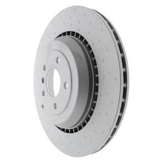 Genuine® - Drilled Vented Rear Passenger Side Brake Rotor
