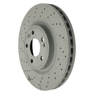 Genuine® - Drilled Vented Front Passenger Side Brake Rotor