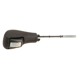 Genuine® - Automatic Charcoal Leather Shift Handle