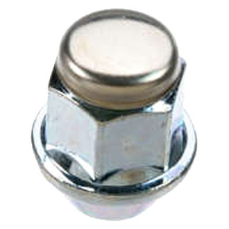 Genuine® - Silver Cone Seat Lug Nut