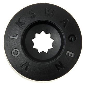 Genuine® - Satin Black "Volkswagen" Lug Bolt Cap