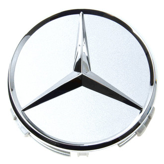 Genuine® - Painted Black Wheel Center Cap