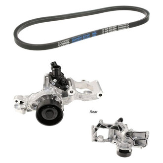Genuine® - Engine Coolant Water Pump and Accessory Drive Belt Kit