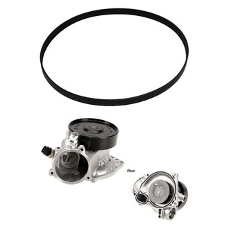 Genuine® - Engine Coolant Water Pump and Drive Belt Kit