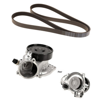 Genuine® - Engine Coolant Water Pump and Drive Belt Kit