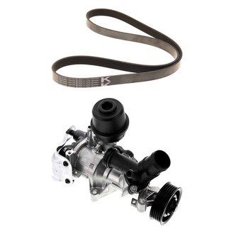 Genuine® - Engine Coolant Water Pump and Drive Belt Kit