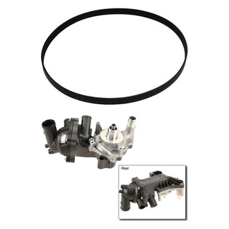 Genuine® - Engine Coolant Water Pump and Drive Belt Kit