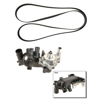 Genuine® - Engine Coolant Water Pump and Serpentine Belt Kit