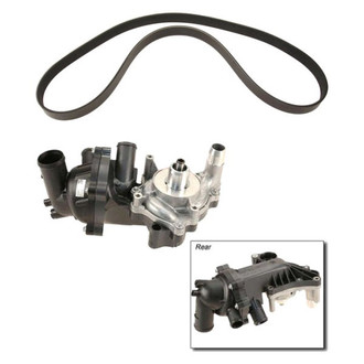 Genuine® - Engine Coolant Water Pump and Serpentine Belt Kit