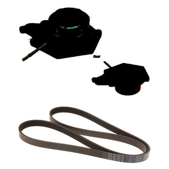 Genuine® - Engine Coolant Water Pump and Drive Belt Kit