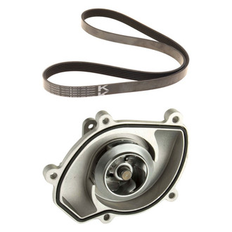 Genuine® - Engine Coolant Water Pump and Drive Belt Kit