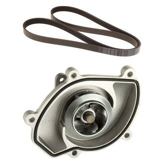 Genuine® - Engine Coolant Water Pump and Drive Belt Kit