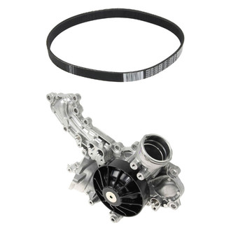 Genuine® - Engine Coolant Water Pump and Serpentine Belt Kit
