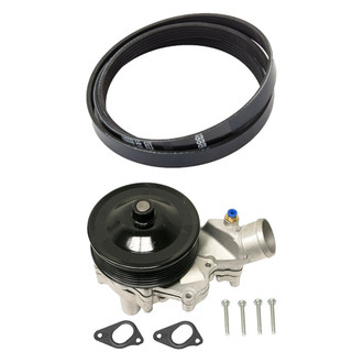 Genuine® - Engine Coolant Water Pump and Serpentine Belt Kit