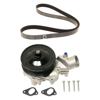 Genuine® - Engine Coolant Water Pump and Drive Belt Kit