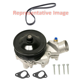 Genuine® - Engine Coolant Water Pump and Serpentine Belt Kit