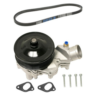 Genuine® - Engine Coolant Water Pump and Accessory Drive Belt Kit