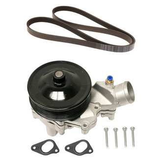 Genuine® - Engine Coolant Water Pump and Drive Belt Kit